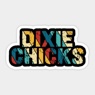 Retro Color - Dixie Chicks Sticker